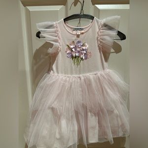 Pastourelle by Pippa & Julie toddler 4T dress in pink.